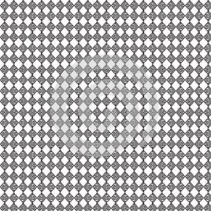 Intricate geometric pattern of interlocking diamonds and circles