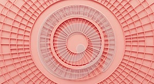 Abstract Pink Radial Grid Pattern
