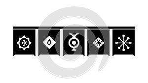 Intricate Geometric Star Pattern, Abstract Decorative Element, vector design Generative AI