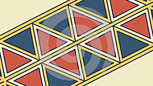 Intricate Geometric Triangle Pattern Background, vector design Generative AI