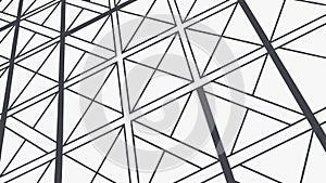 Intricate geometric wireframe pattern, abstract tech background, vector design Generative AI