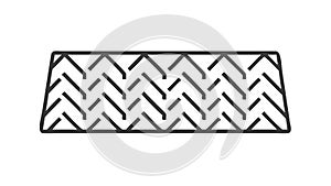 Intricate Geometric Zigzag Pattern Dynamic Abstract Design, vector design Generative AI