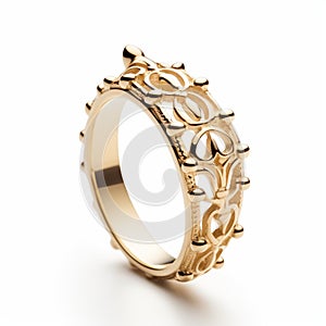 Intricate Gold Ring Inspired By Crown - Danish Design photo