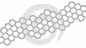 Intricate Interconnected Hexagonal Mesh: Modern Geometric Pattern, vector design Generative AI