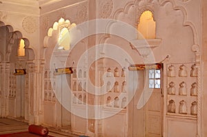 Intricate Interior Archways, Meherangarh Fort, Jodhpur, Rajasthan, India