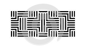 Intricate Interwoven Geometric Pattern Vector - Abstract Textile Design, vector design Generative AI