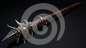 Intricate Iron Long Sword For Brutal Fantasy Action