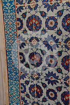 Intricate Iznik mosaic