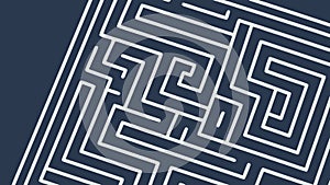 Intricate Labyrinth Pattern: Complex Maze Art, vector design Generative AI