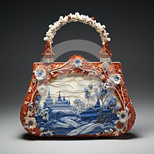 Intricate Landscape Purse Inspired By Baroque Sculptor: American Revolution Events