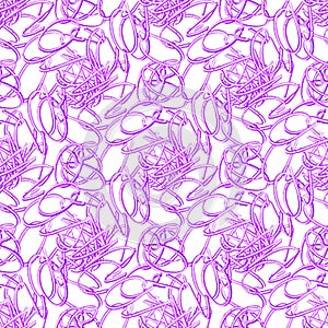 Intricate Linear Seamless Pattern