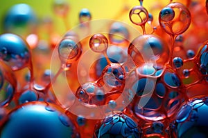 Intricate Macro molecules. Generate Ai