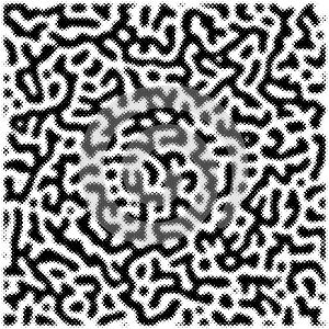 Intricate Maze-Like Halftone Design