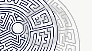 Intricate Maze Pattern Abstract Vector Design, vector design Generative AI