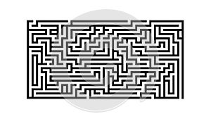 Intricate Maze Pattern Vector, Mind Game Graphic Design. vector design Generative AI