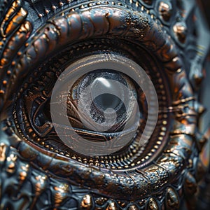 Intricate Mechanical Eye