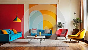 Intricate Minimalism Vibrant Hues Mastered In Jazzy Interiors