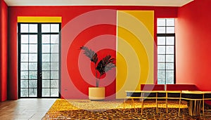 Intricate Minimalism Vibrant Hues Mastered In Jazzy Interiors