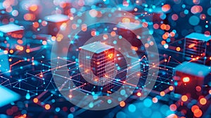 Networked Neon Cubes