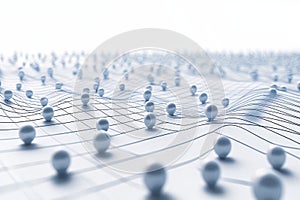Intricate Neural Network Architecture Visualizing Complex Algorithm Structure