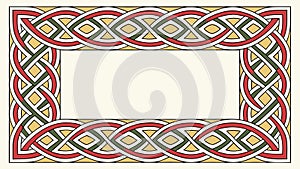 Intricate Ornate Rectangle Frame Vector Design, vector design Generative AI