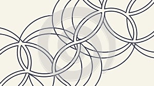 Intricate overlapping circular pattern, elegant abstract vector background, vector design Generative AI