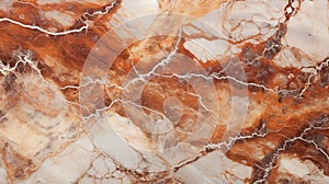 Intricate Patterns Of Brown Marble With Baroque Energy