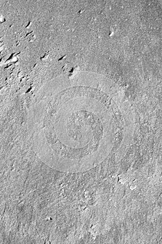 Intricate patterns form in the sand