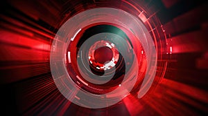 intricate red tech background