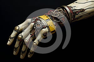 Intricate Robotic Hand Detail