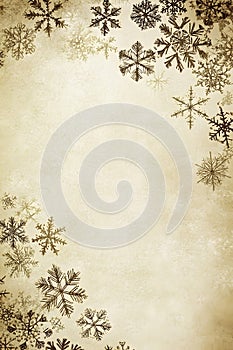Intricate Snowflake Pattern On Soft Minimal Background