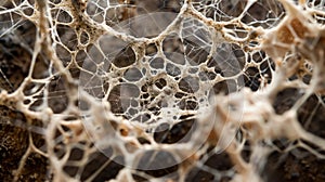 Intricate Spider Web Close Up