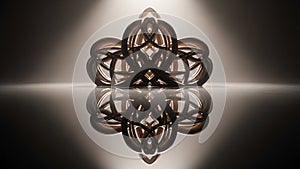 Gradient from light to shadow enhancing the abstract and artistic