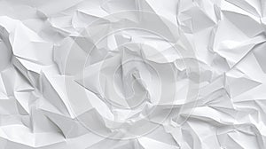 the intricate texture of crumpled white paper, creating a visually appealing seamless pattern. SEAMLESS PATTERN
