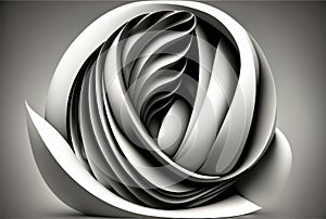 Intricate Topaz Abstract Art Brings Depth and Dimension to Design photo