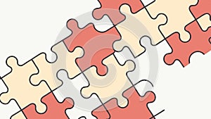 Abstract Geometric Puzzle Pattern Vector, Interlocking and Complex Design, vector design Generative AI