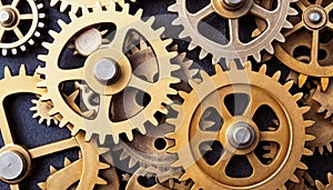 The intricate workings of a clock\'s gears are a marvel of engineering