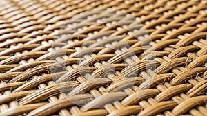 The thick durable nature of the fibers showcasing the craftsmanship