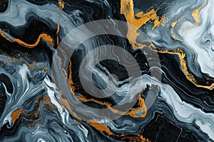 Intriguing Abstract marble futuristic background. Generate Ai photo