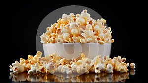 Intriguingly Taboo Popcorn: Clean, Aesthetic, And Photostock-ready