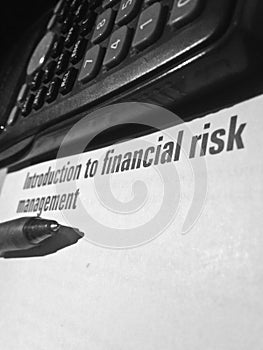 Intro to financial risk management and calculator