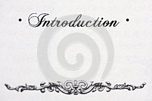 Introduction photo