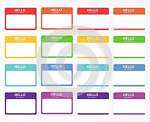 Introduction name stickers