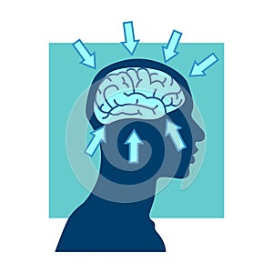 introvert icon vector from human mind collection