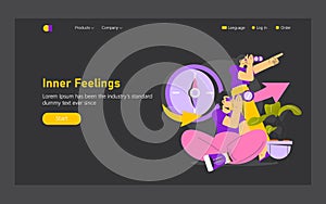 Intuitive Operation. Flat Vector Illustration