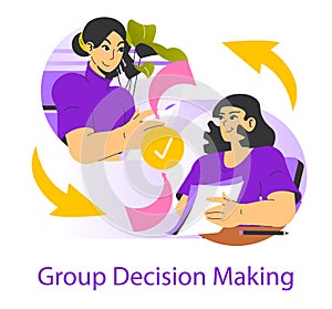 Intuitive Operation. Flat Vector Illustration