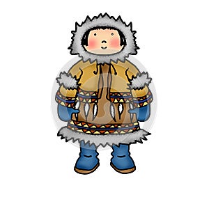Inuit child