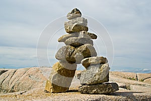 Inuit Inukshuk photo