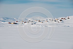 Inuit village