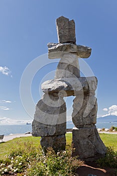 Inukshuk in Stanley Park